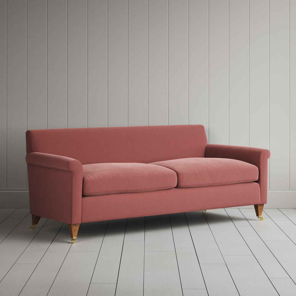  Idler 3 Seater Sofa in Intelligent Velvet Damson 
