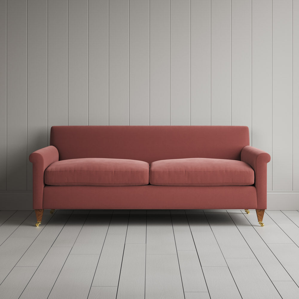 Idler 3 Seater Sofa in Intelligent Velvet Damson 