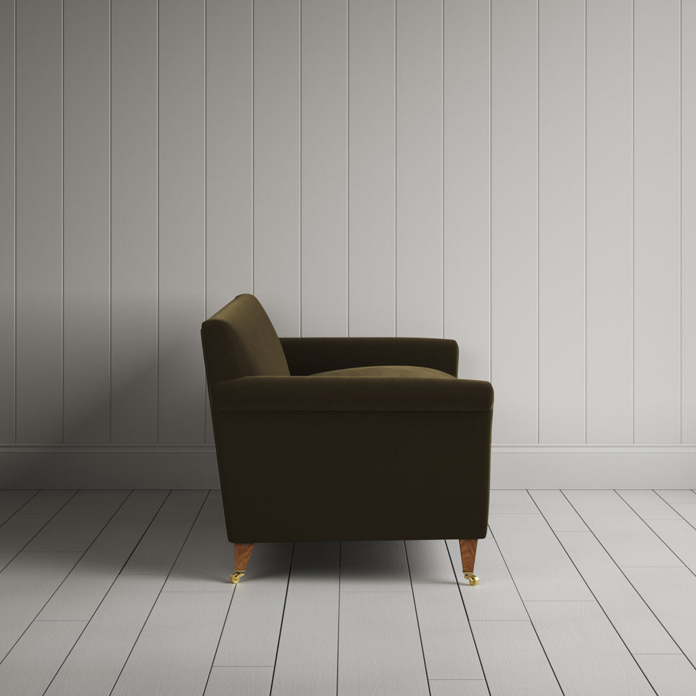 Idler 3 Seater Sofa in Intelligent Velvet Seaweed
