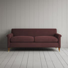Idler 3 Seater Sofa in Laidback Linen Damson