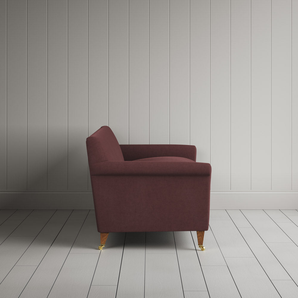  Idler 3 Seater Sofa in Laidback Linen Damson 