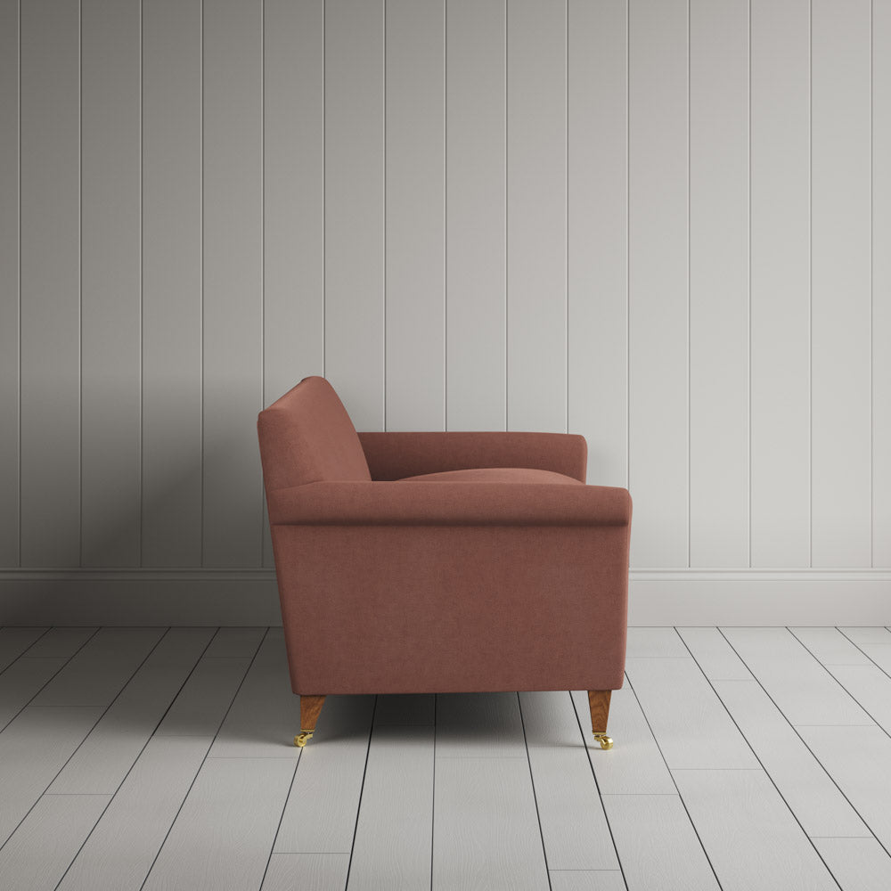Idler 3 Seater Sofa in Laidback Linen Sweet Briar