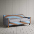 Angled view of the Regatta Blue Idler sofa by NiX