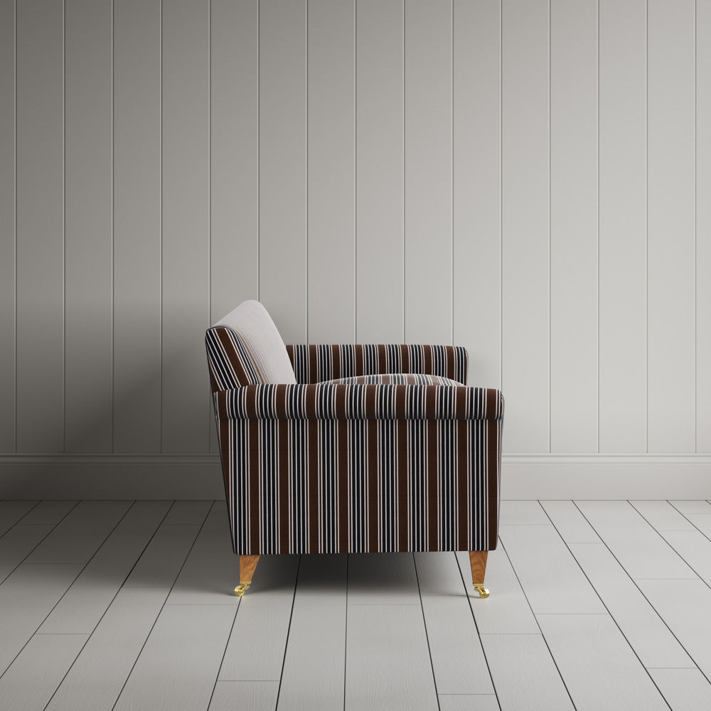 Idler 3 Seater Sofa in Regatta Cotton, Charcoal