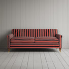 Idler 3 Seater Sofa in Regatta Cotton, Flame