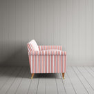 Idler 3 Seater Sofa in Slow Lane Cotton Linen, Berry