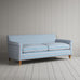 image of Idler 3 Seater Sofa in Slow Lane Cotton Linen, Blue