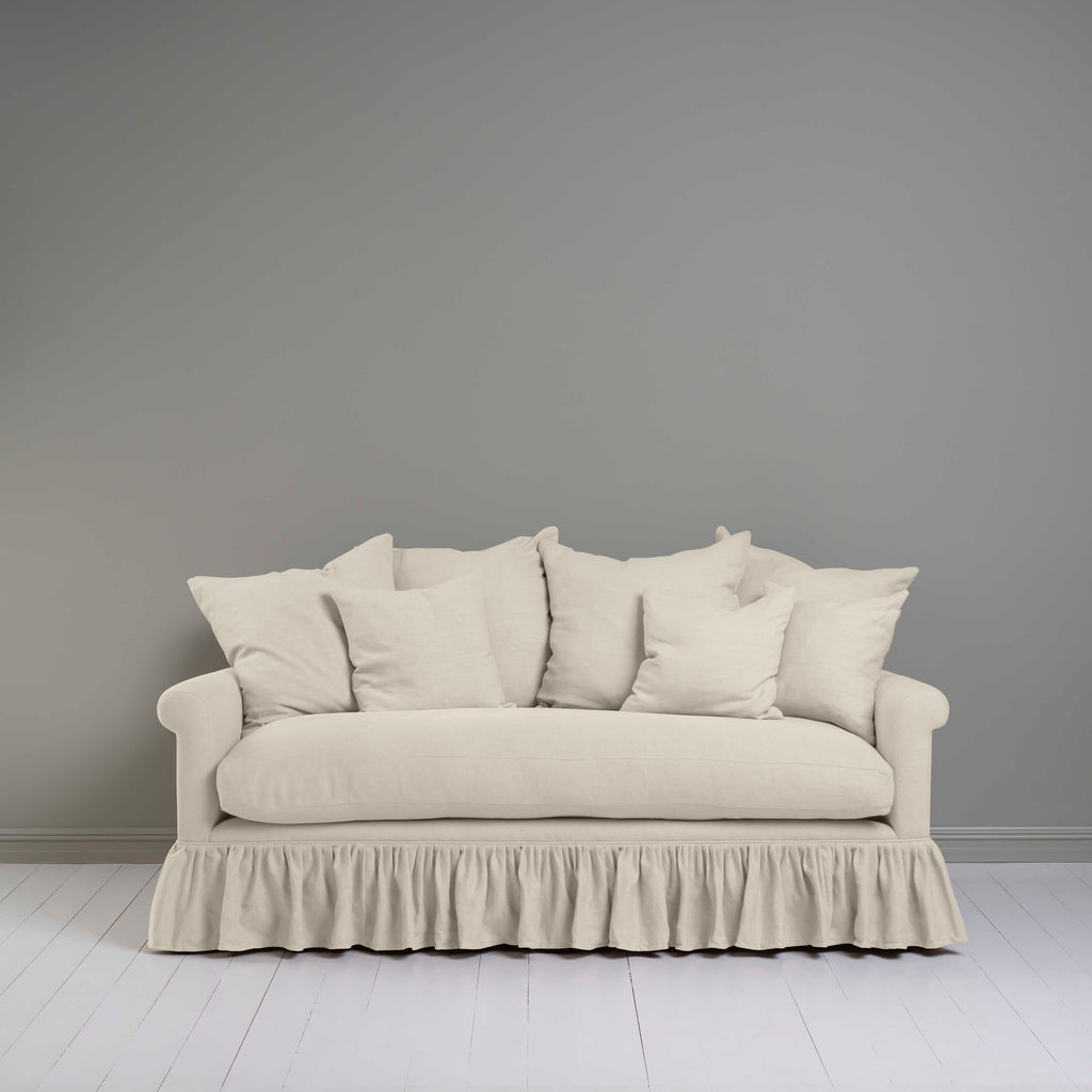  Curtain Call 3 Seater Sofa in Laidback Linen Dove - Nicola Harding 