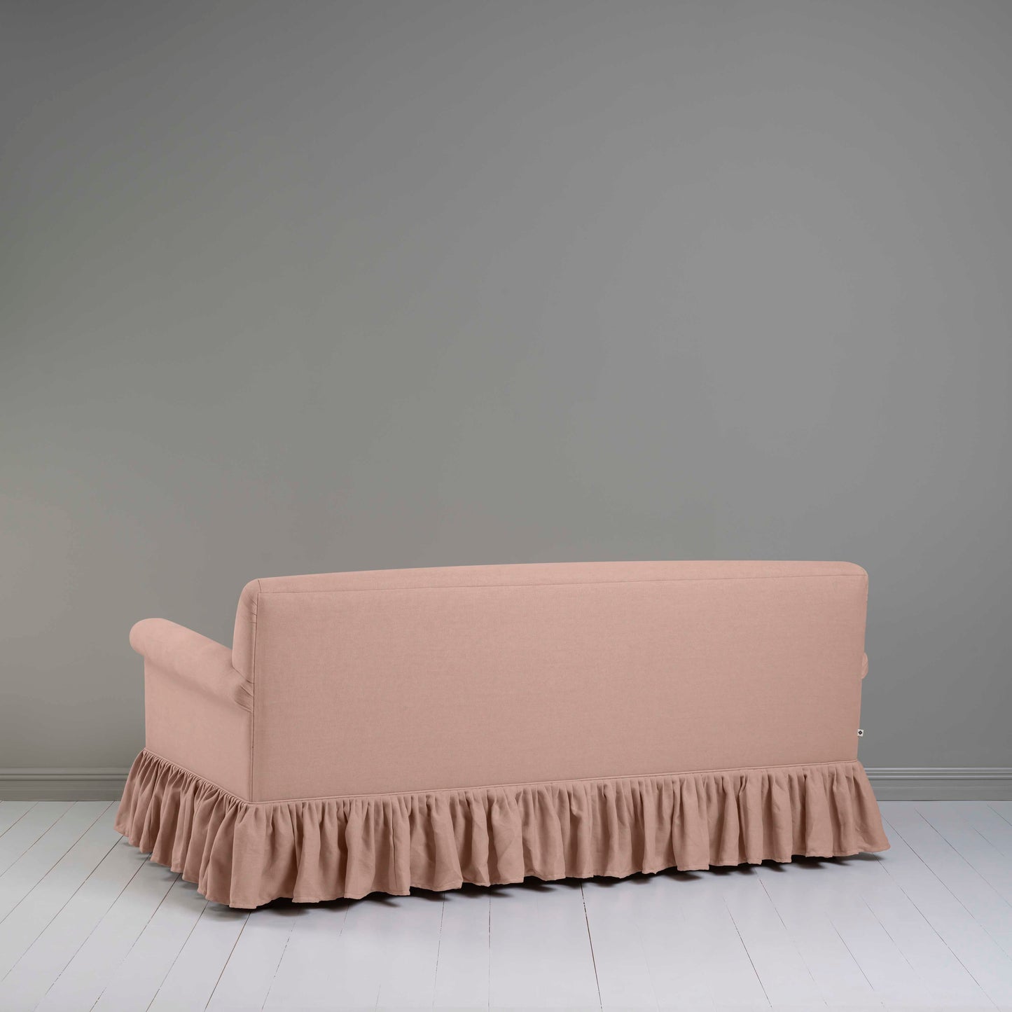 Curtain Call 3 Seater Sofa in Laidback Linen Dusky Pink