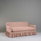  Curtain Call 3 Seater Sofa in Laidback Linen Dusky Pink - NiX 