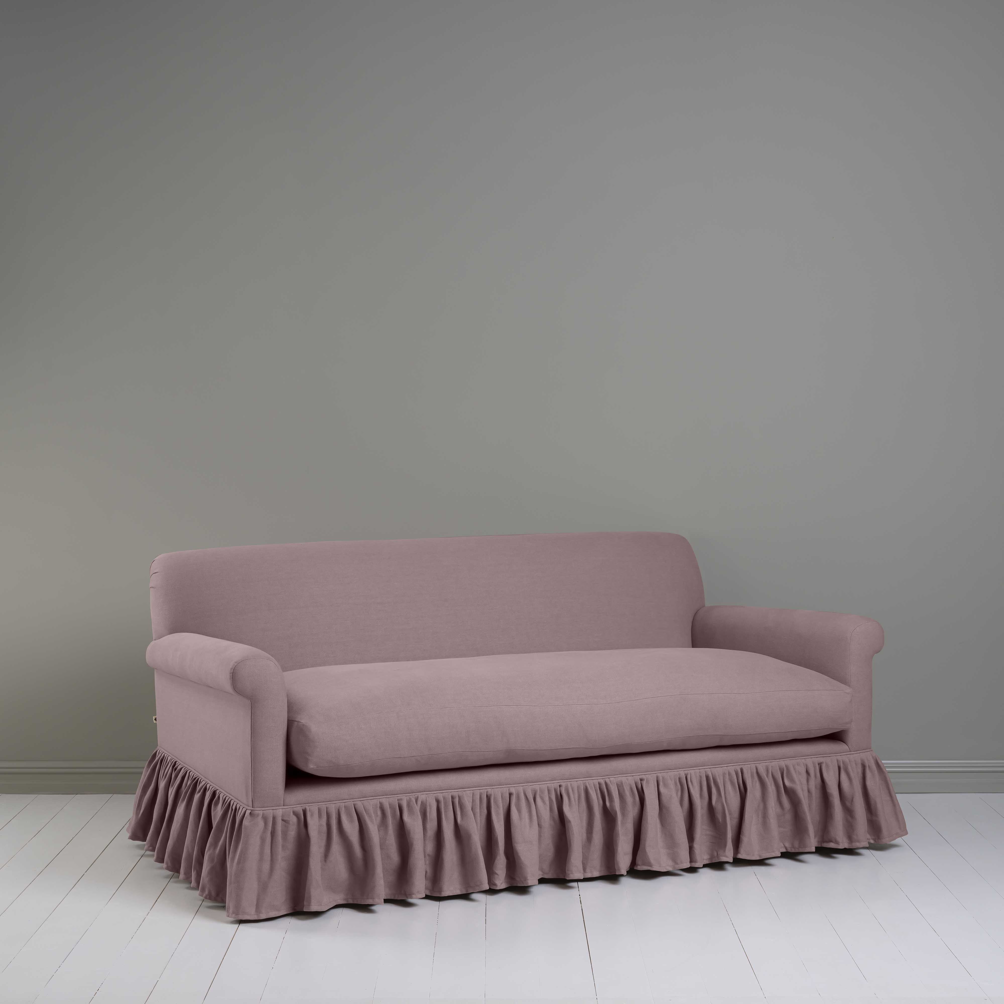  Curtain Call 3 Seater Sofa in Laidback Linen Heather - Nicola Harding 