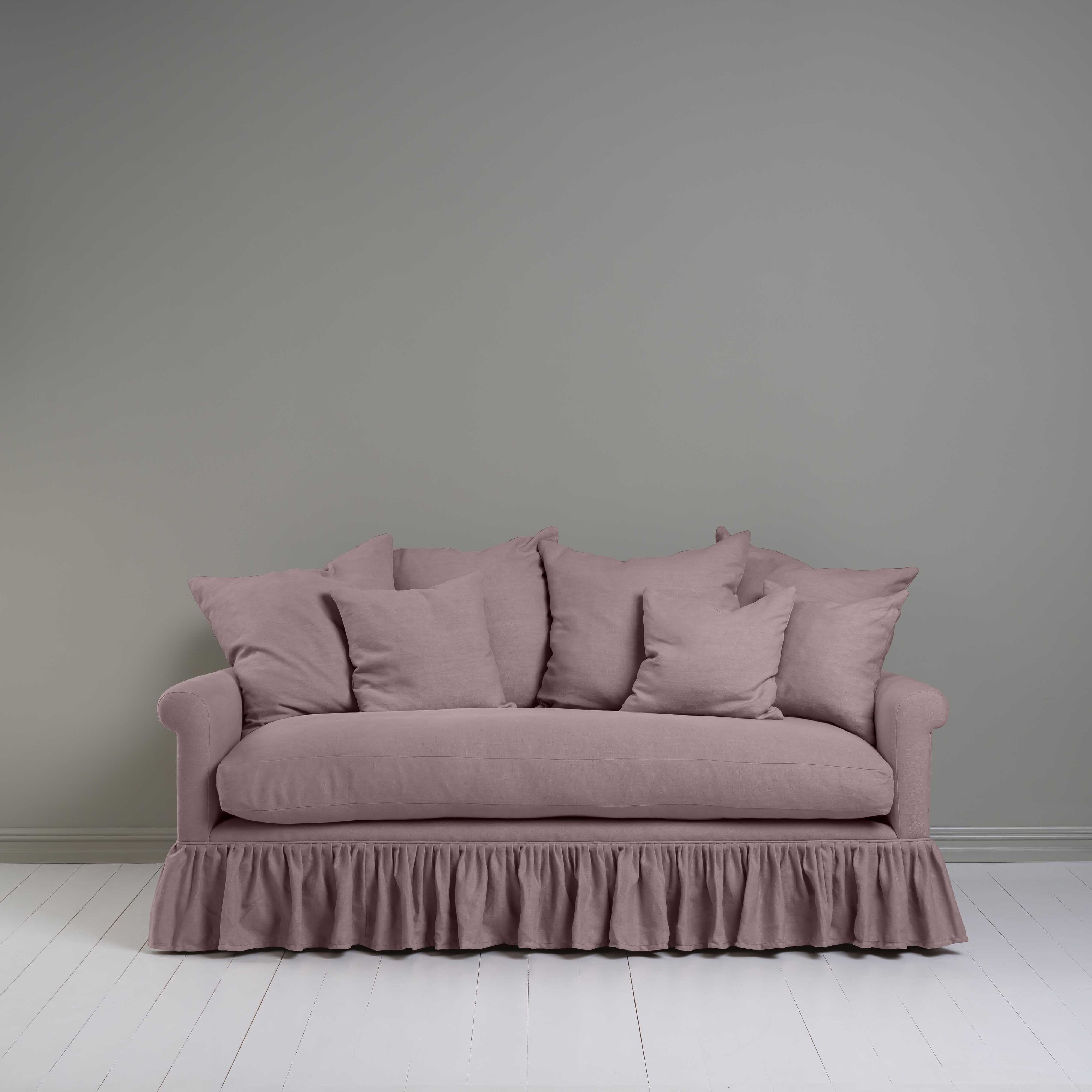  Curtain Call 3 Seater Sofa in Laidback Linen Heather - Nicola Harding 