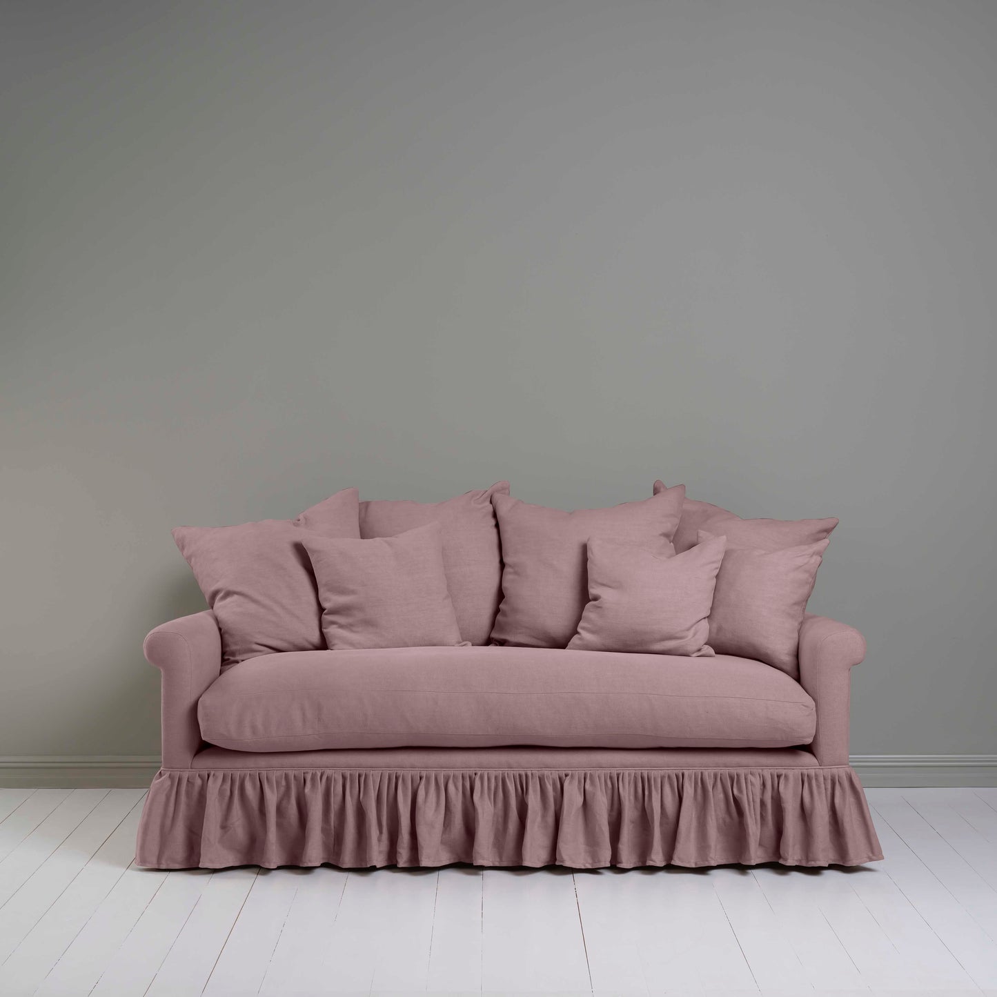 Curtain Call 3 Seater Sofa in Laidback Linen Heather - Nicola Harding