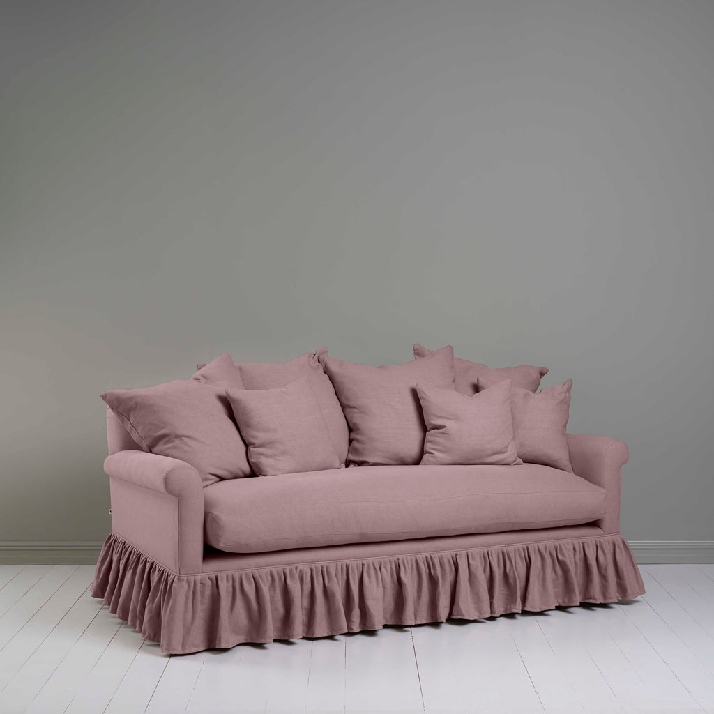  Curtain Call 3 Seater Sofa in Laidback Linen Heather - Nicola Harding 