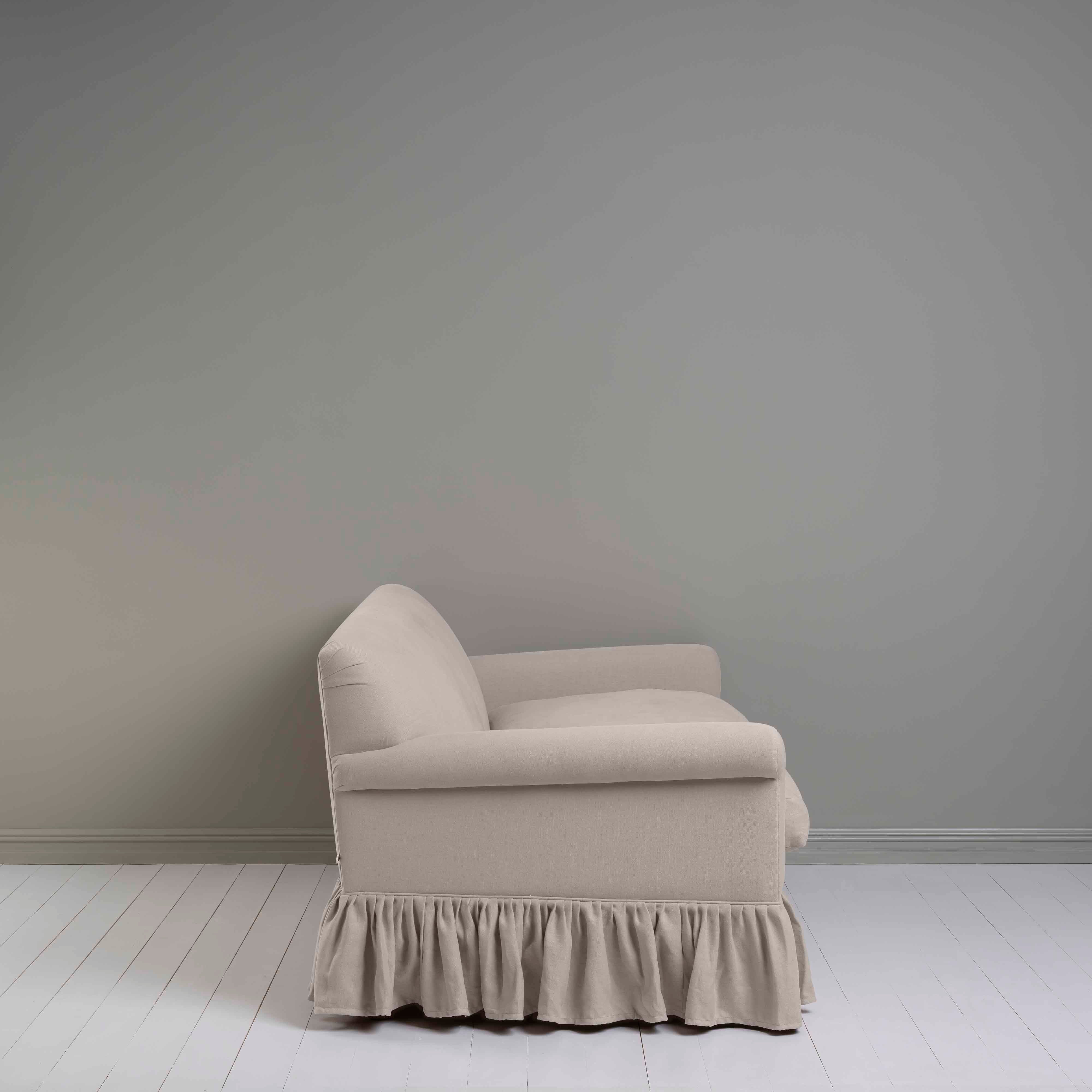  Curtain Call 3 Seater Sofa in Laidback Linen Pearl Grey - Nicola Harding 