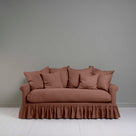  Curtain Call 3 Seater Sofa in Laidback Linen Sweet Briar, With Matching Cushions - Nicola Harding 