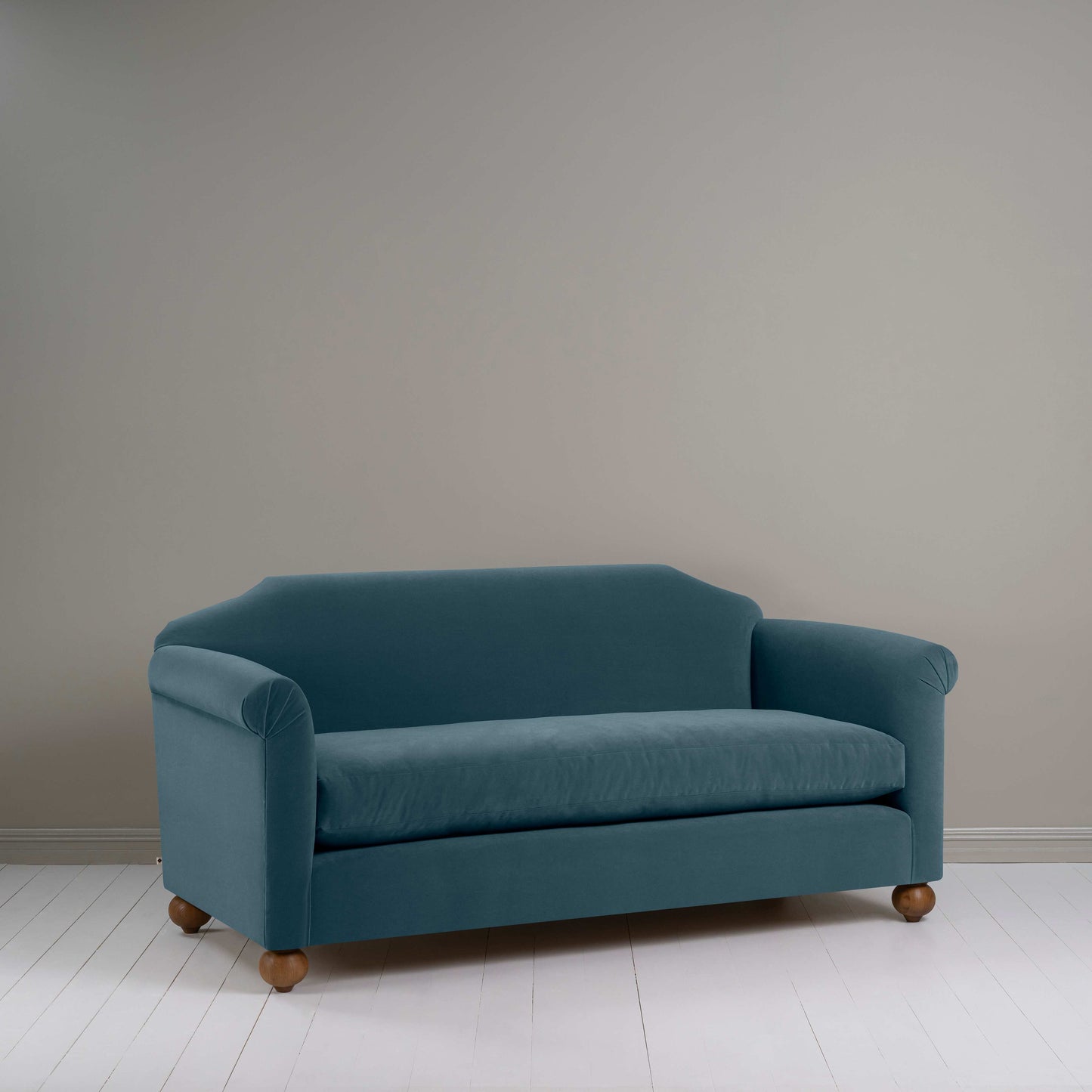 Dolittle 3 Seater Sofa in Intelligent Velvet Aegean - Nicola Harding