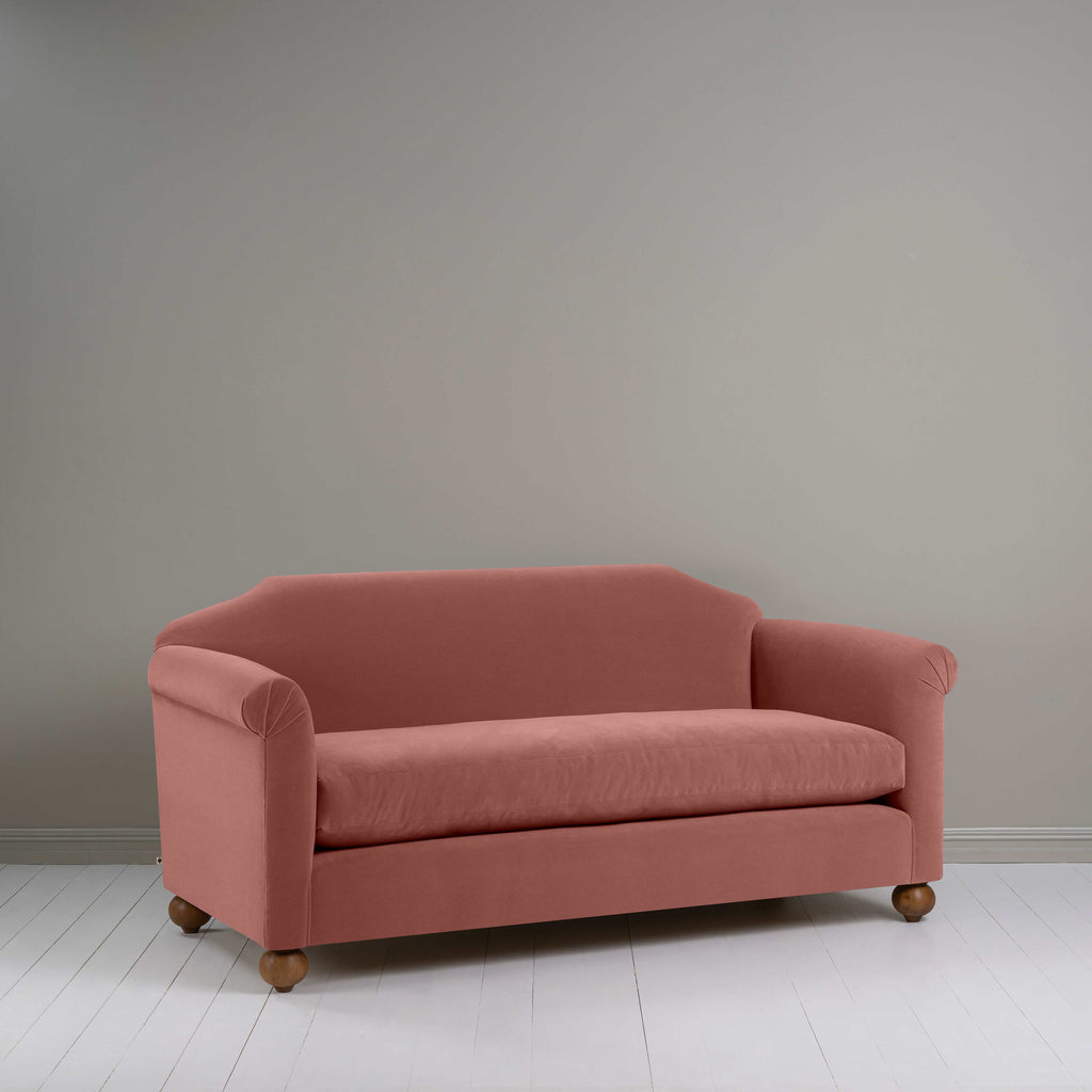  Dolittle 3 Seater Sofa in Intelligent Velvet Damson - Nicola Harding 