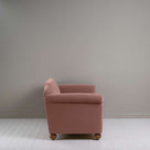  Dolittle 3 Seater Sofa in Intelligent Velvet Dusky Pink, Side VIew - Nicola Harding 