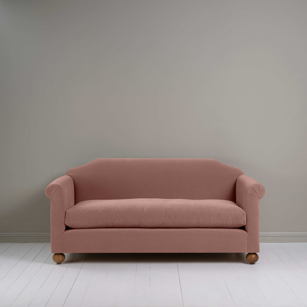  Dolittle 3 Seater Sofa in Intelligent Velvet Dusky Pink - Nicola Harding 