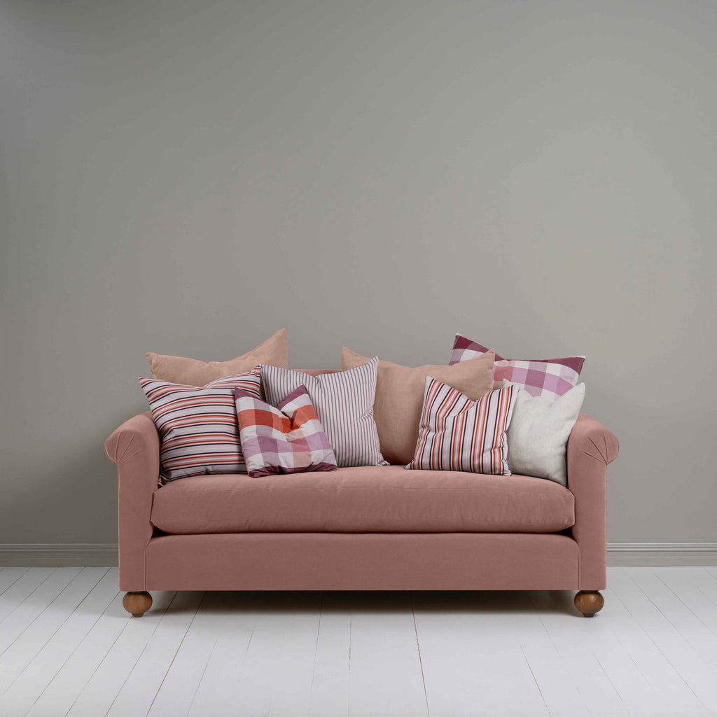  Dolittle 3 Seater Sofa in Intelligent Velvet Dusky Pink 