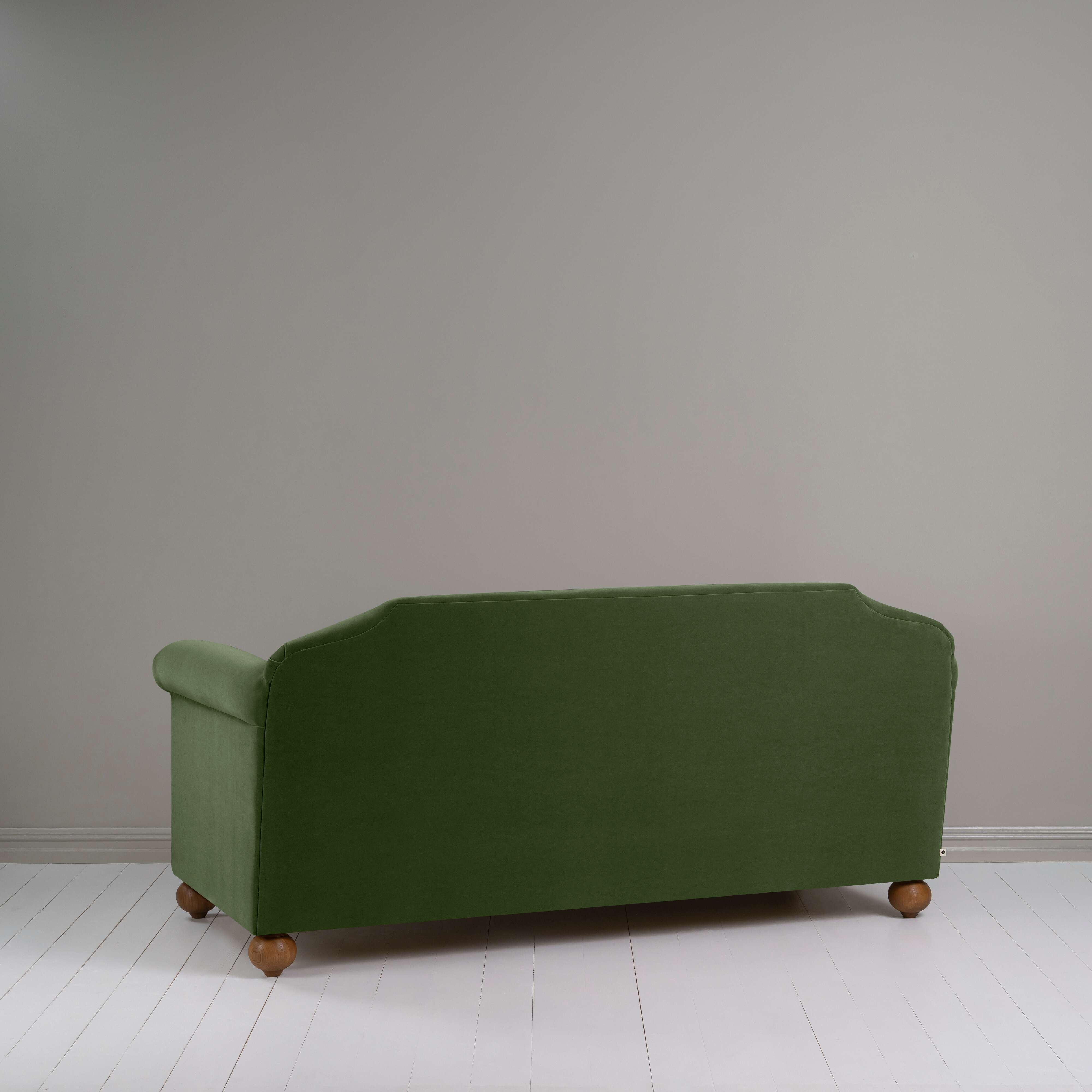  Dolittle 3 Seater Sofa in Intelligent Velvet Juniper, Back View - Nicola Harding 