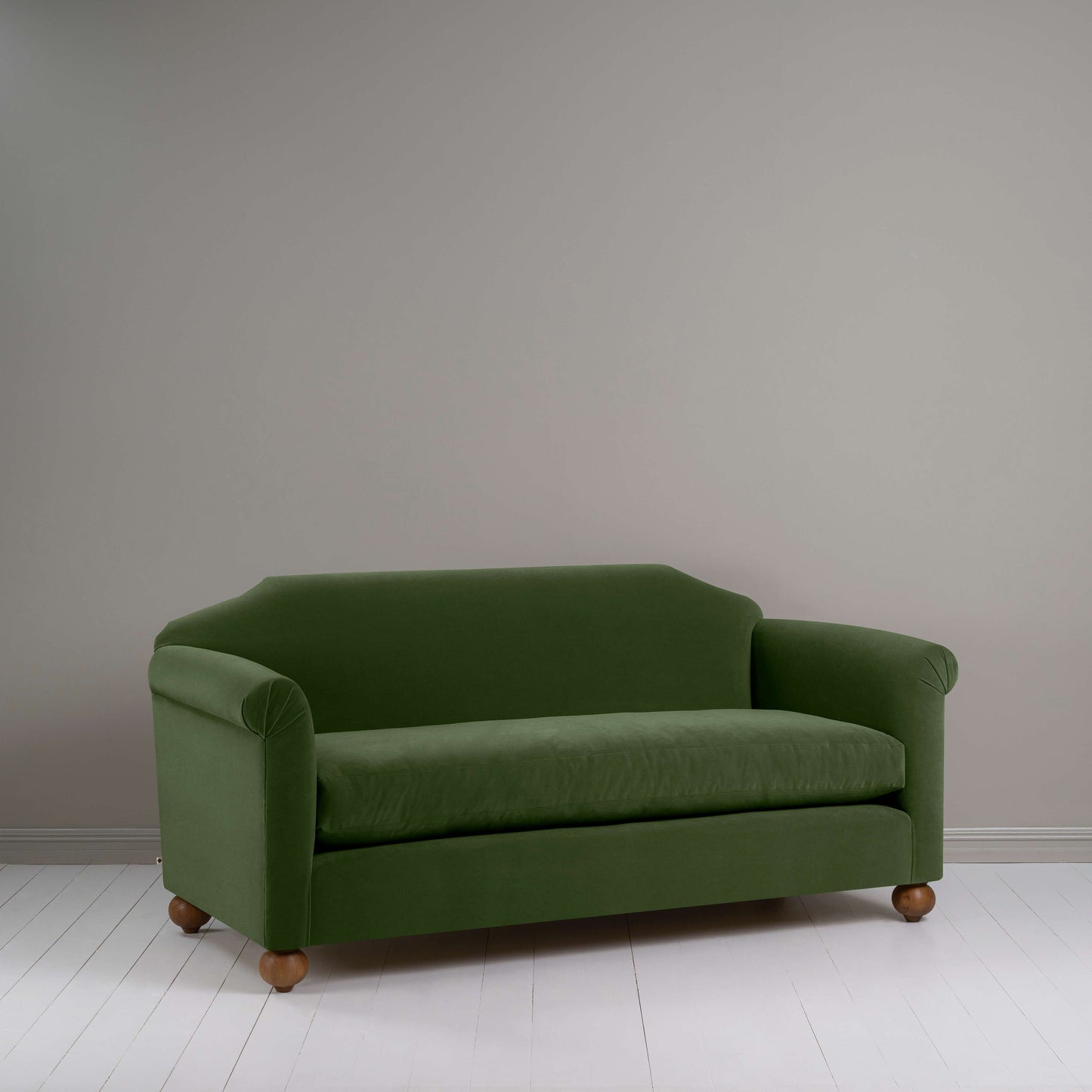 Dolittle 3 Seater Sofa in Intelligent Velvet Juniper - Nicola Harding