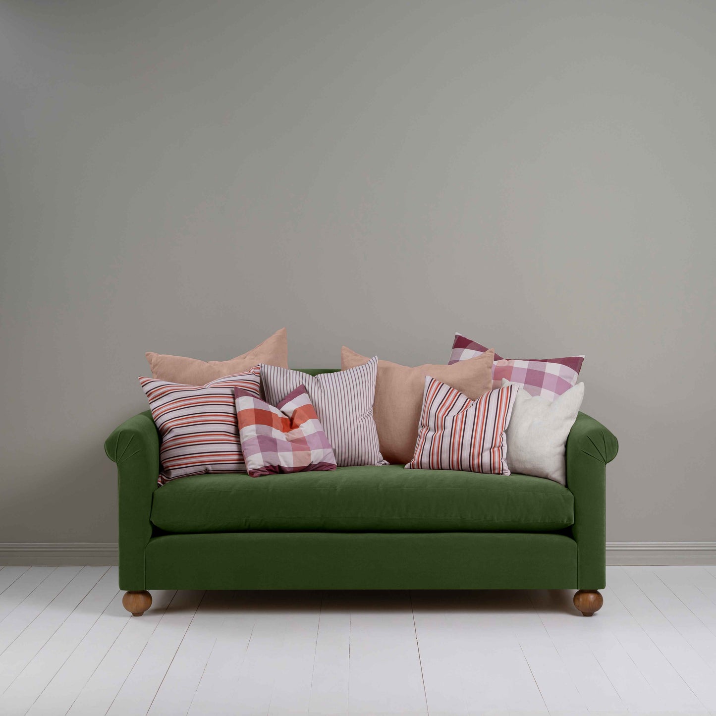 Dolittle 3 Seater Sofa in Intelligent Velvet Juniper - Nicola Harding