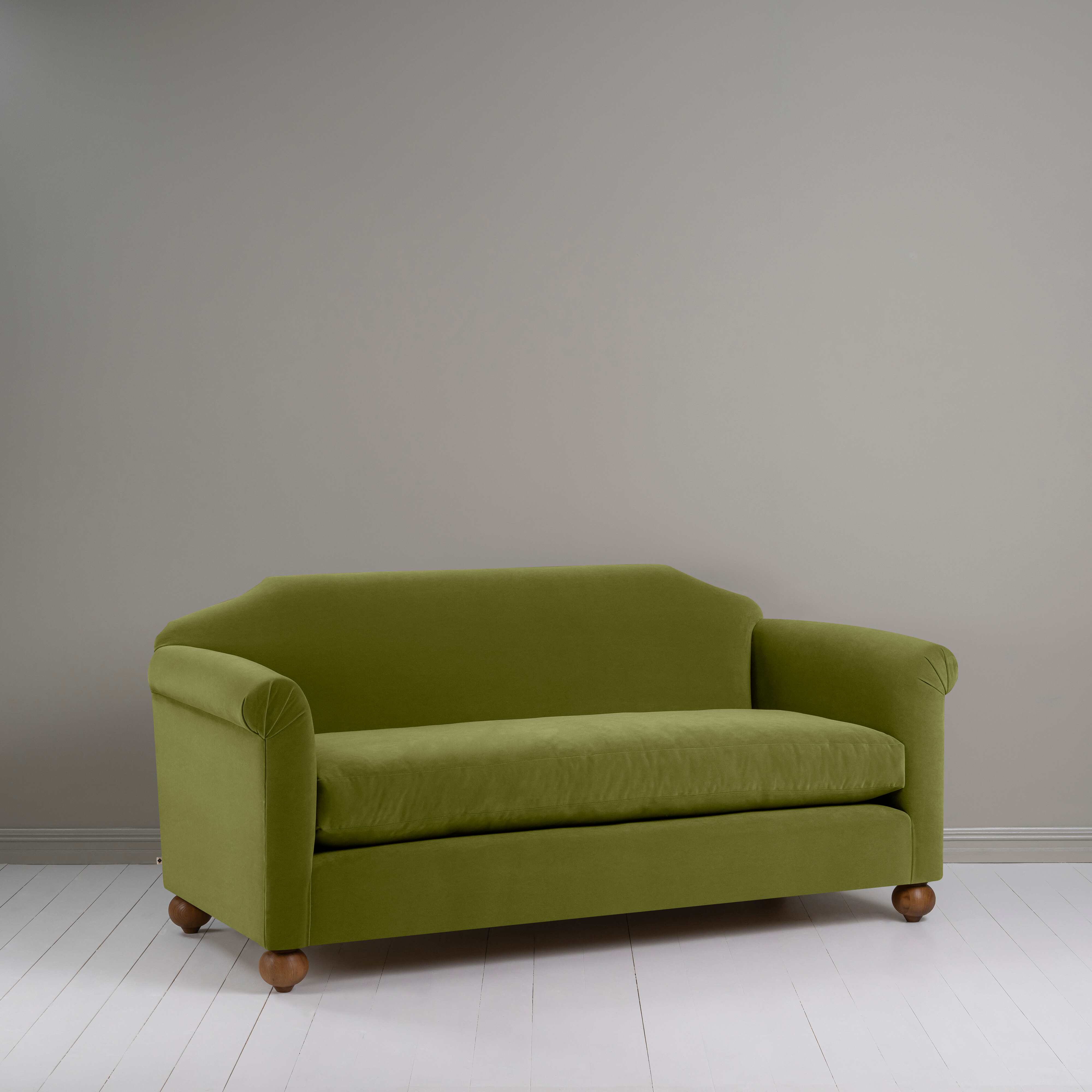  Dolittle 3 Seater Sofa in Intelligent Velvet Lawn - Nicola Harding 