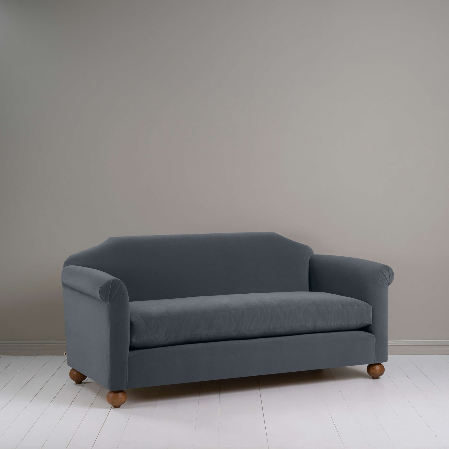 Dolittle 3 Seater Sofa in Intelligent Velvet Mercury - Nicola Harding