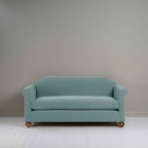  Dolittle 3 Seater Sofa in Intelligent Velvet Mineral, Front View - Nicola Harding 
