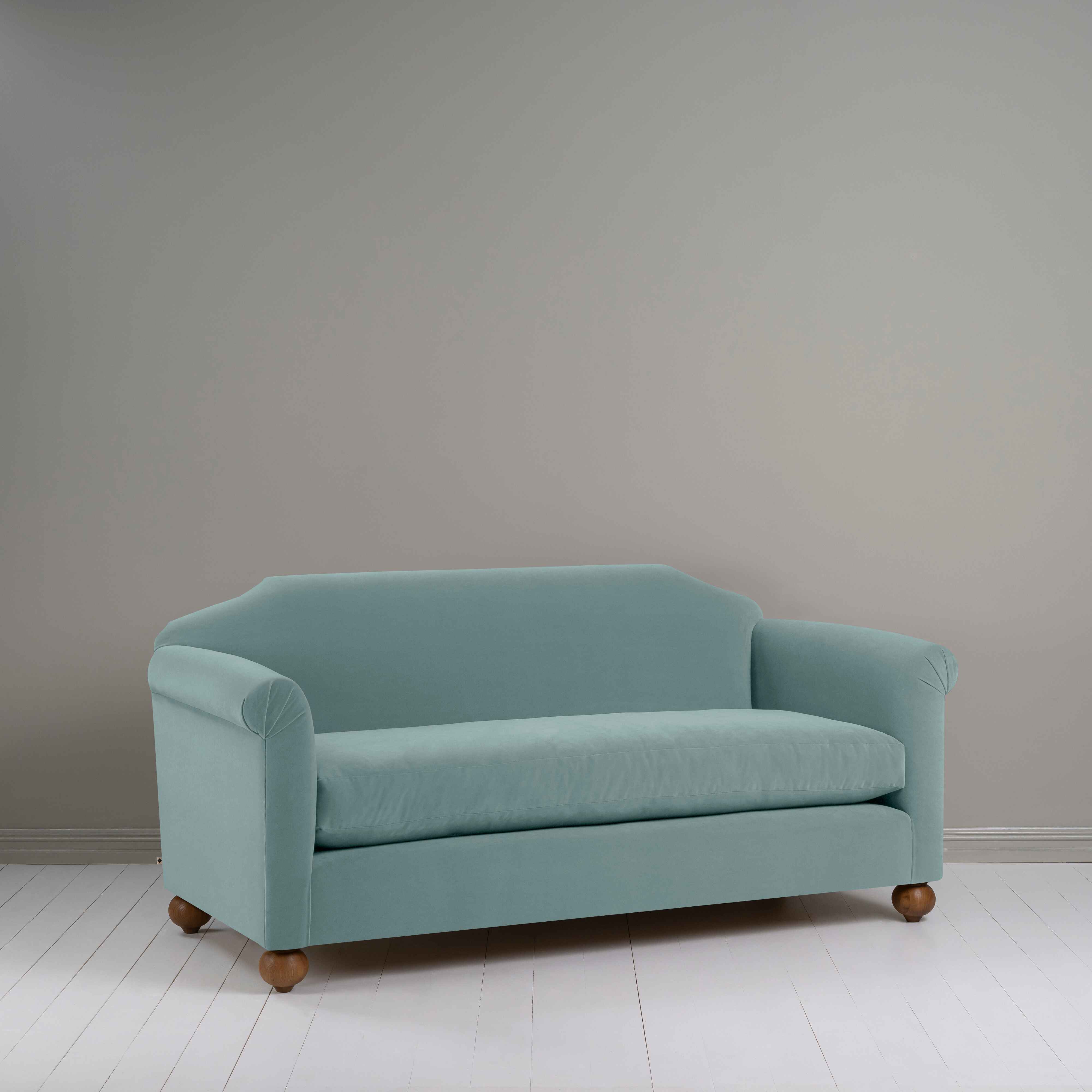  Dolittle 3 Seater Sofa in Intelligent Velvet Mineral - Nicola Harding 