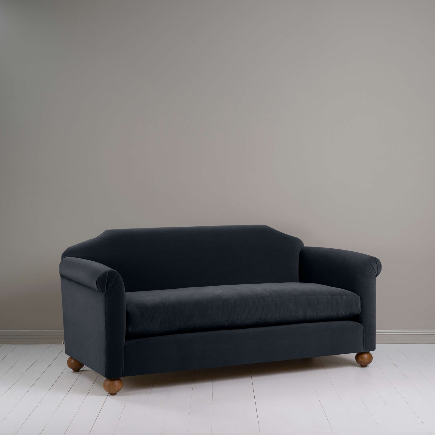 Dolittle 3 Seater Sofa in Intelligent Velvet Onyx - Nicola Harding