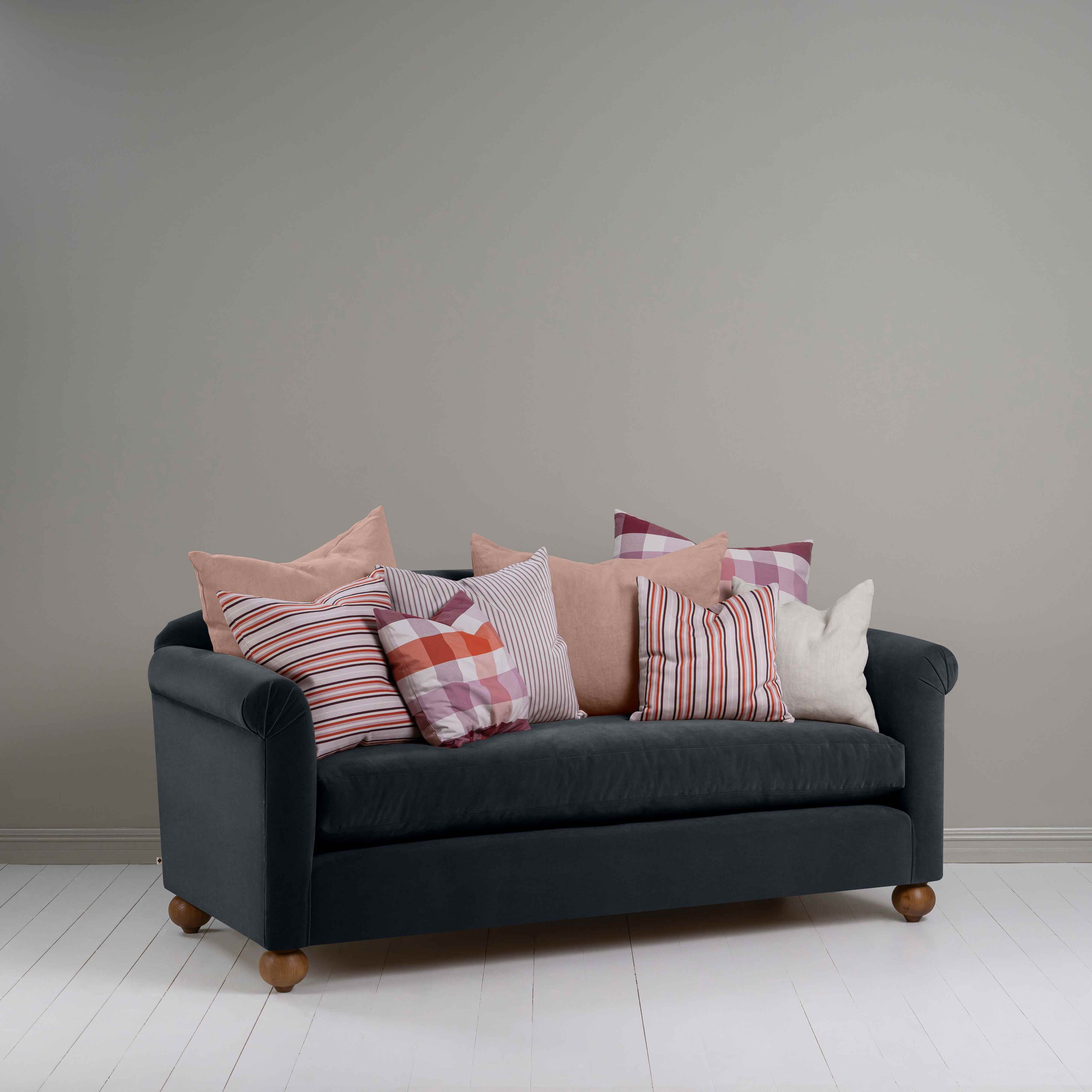  Dolittle 3 Seater Sofa in Intelligent Velvet Onyx - Nicola Harding 