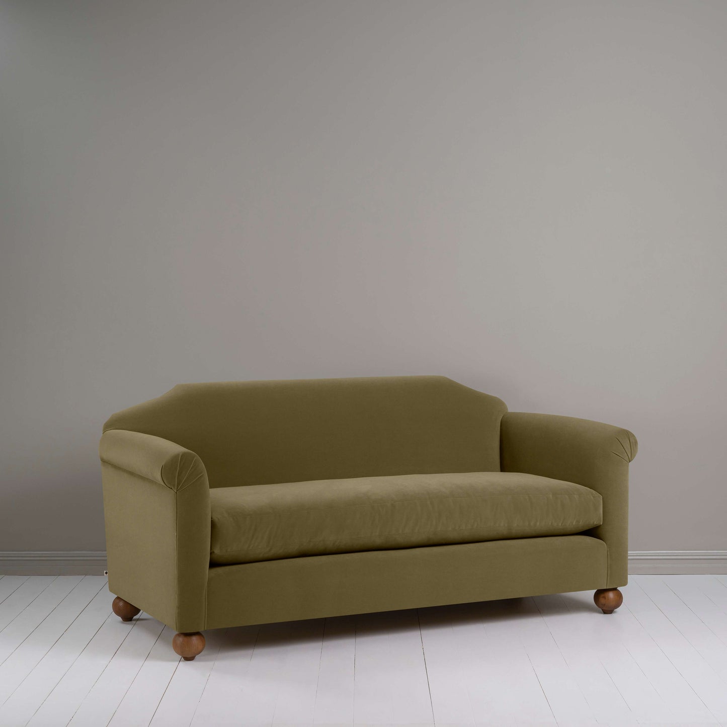 Dolittle 3 Seater Sofa in Intelligent Velvet Sepia - Nicola Harding