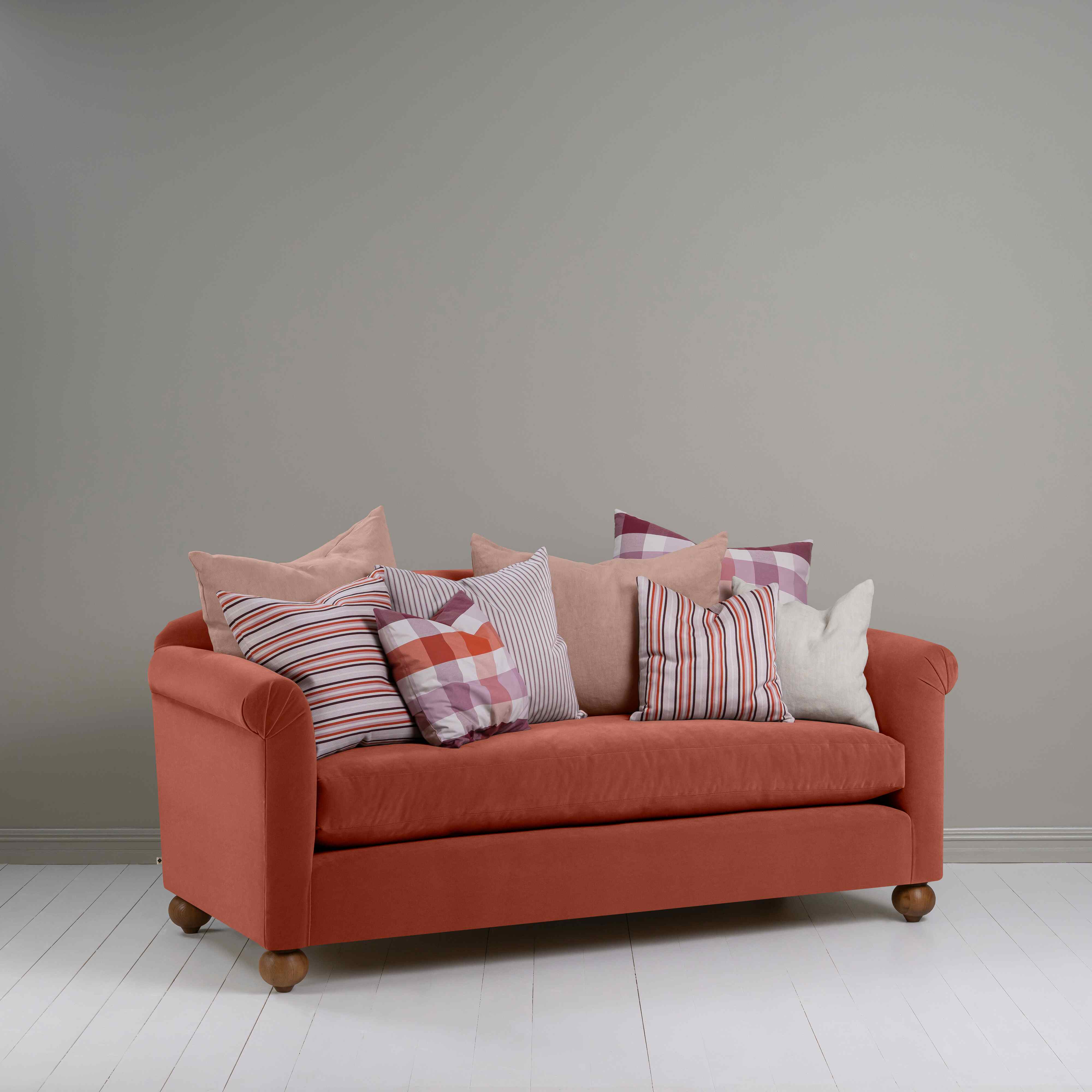  Dolittle 3 Seater Sofa in Intelligent Velvet Sienna - Nicola Harding 