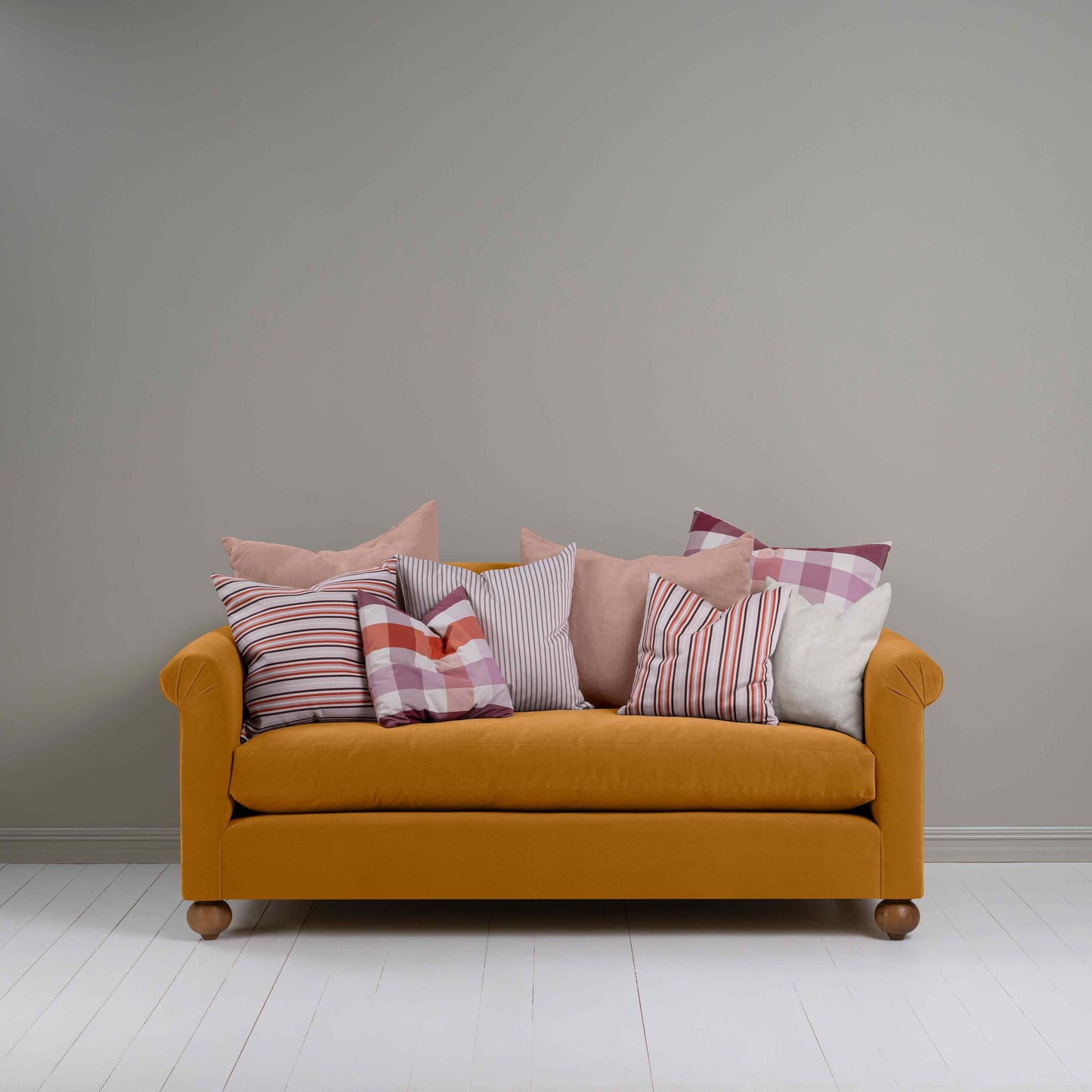 Dolittle 3 Seater Sofa in Intelligent Velvet Spice - Nicola Harding