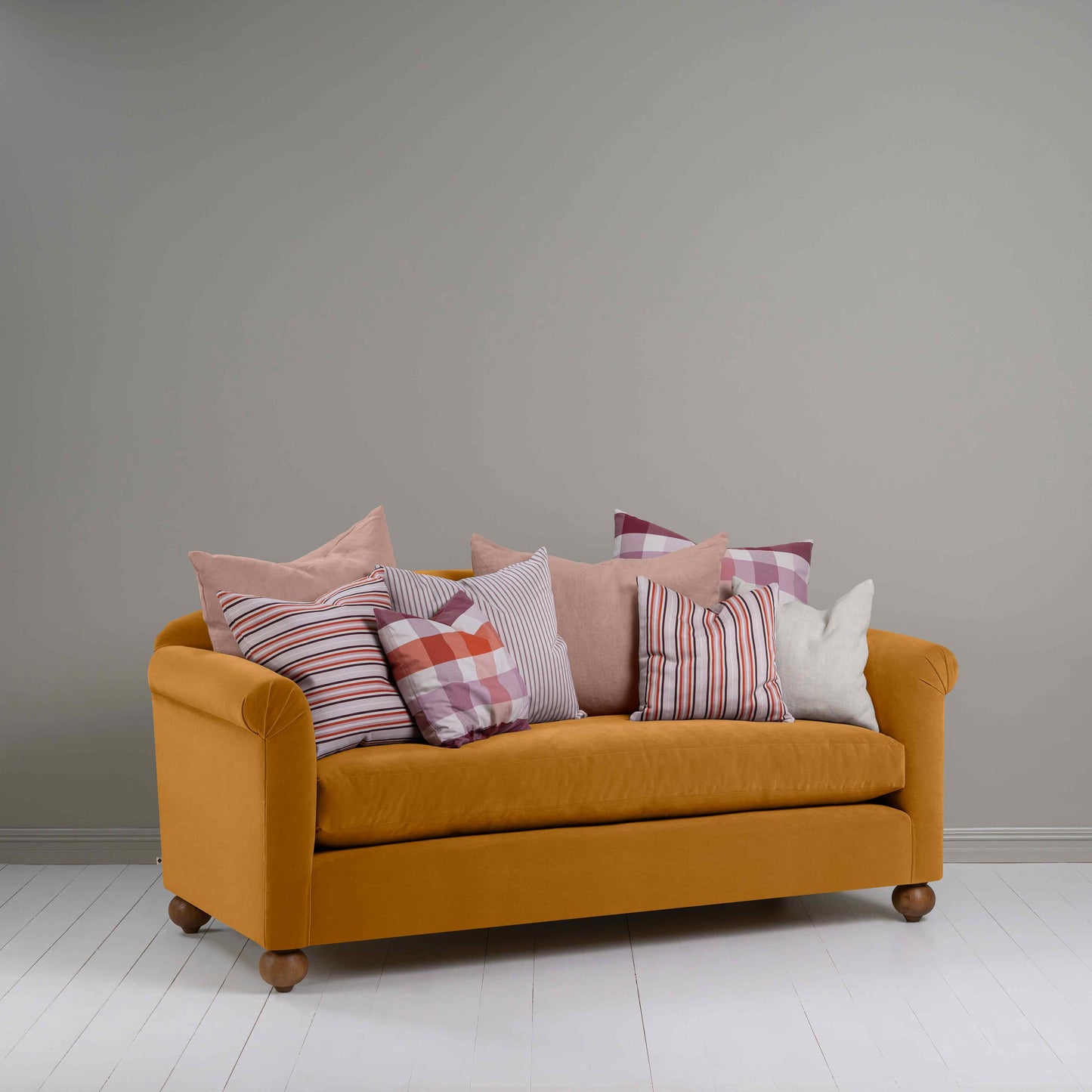 Dolittle 3 Seater Sofa in Intelligent Velvet Spice - Nicola Harding