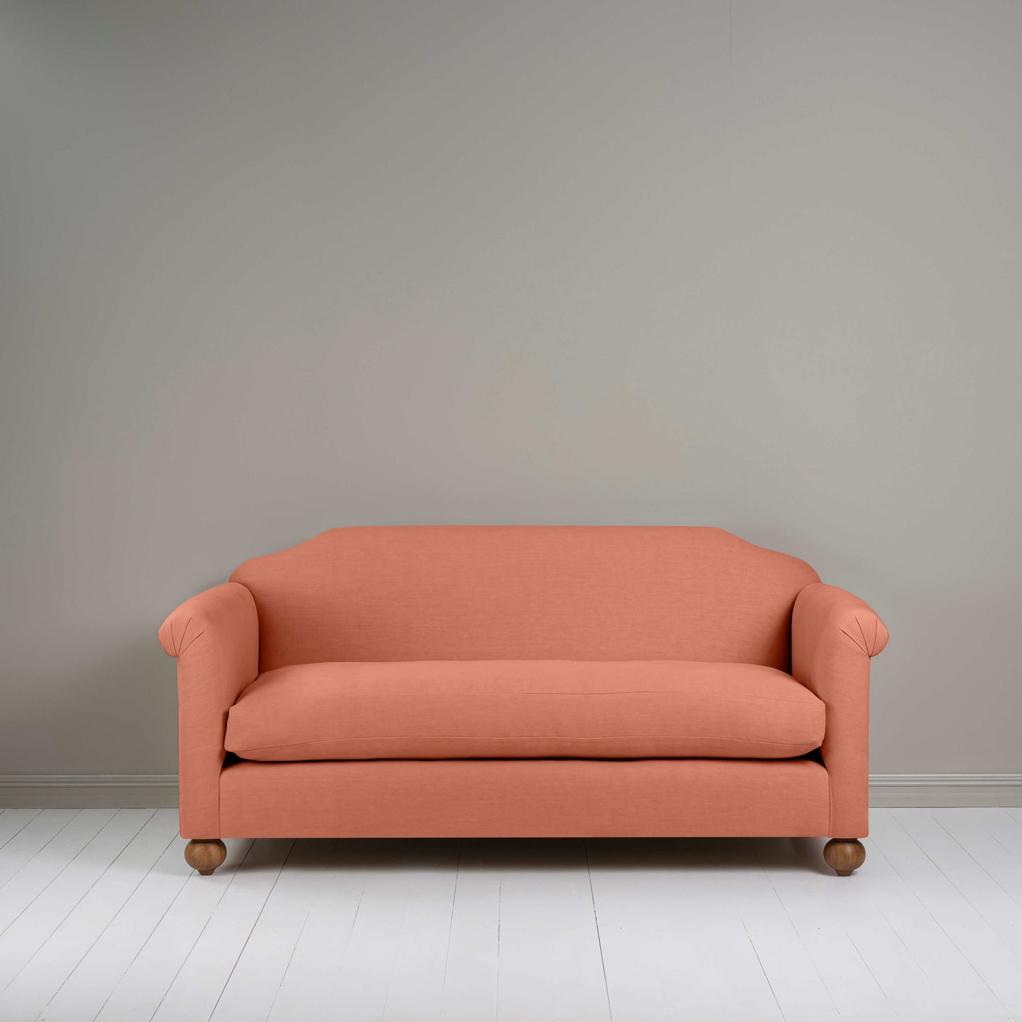 Dolittle 3 Seater Sofa in Laidback Linen Cayenne