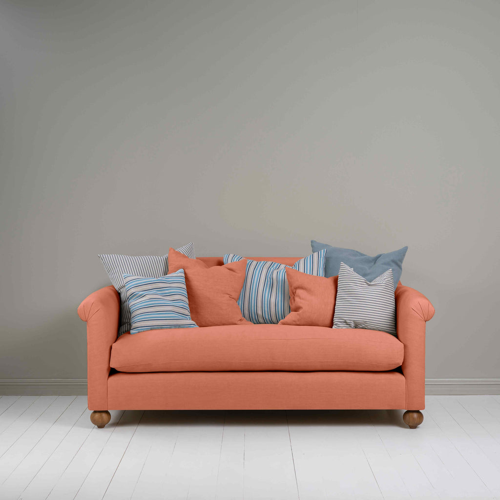  Dolittle 3 Seater Sofa in Laidback Linen Cayenne - Nicola Harding 