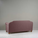  Dolittle 3-Seater Sofa in Laidback Linen Damson, Back View - Nicola Harding 