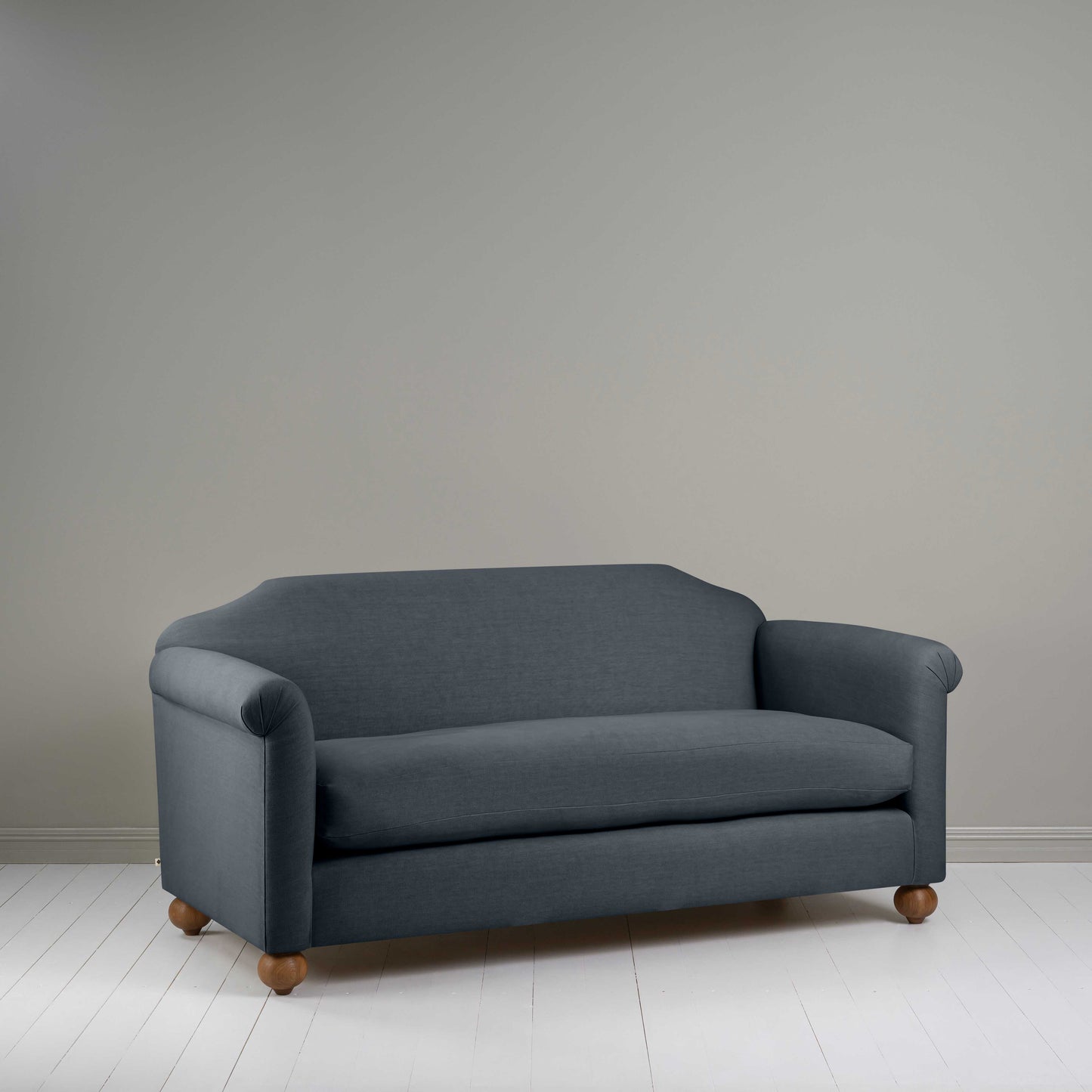 Dolittle 3 Seater Sofa in Laidback Linen Midnight - Nicola Harding