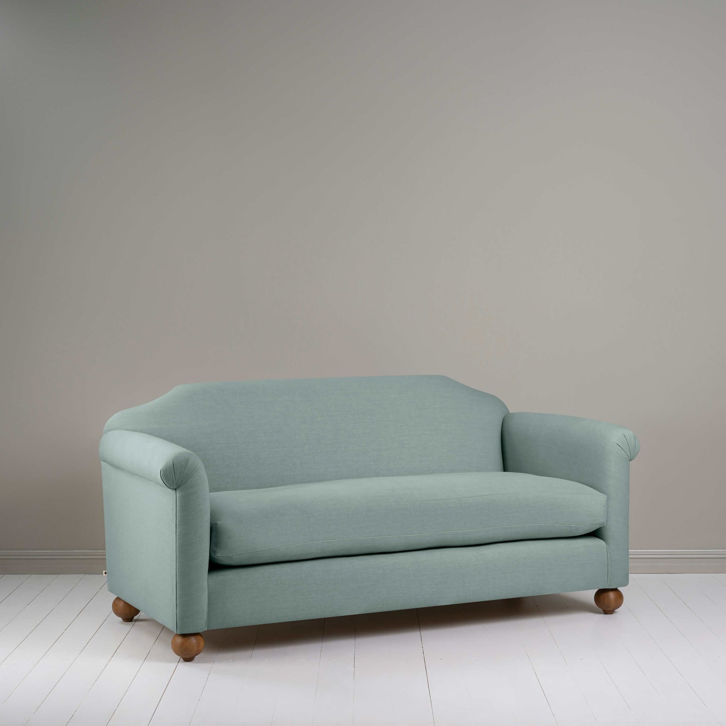 Dolittle 3 Seater Sofa in Laidback Linen Mineral - Nicola Harding