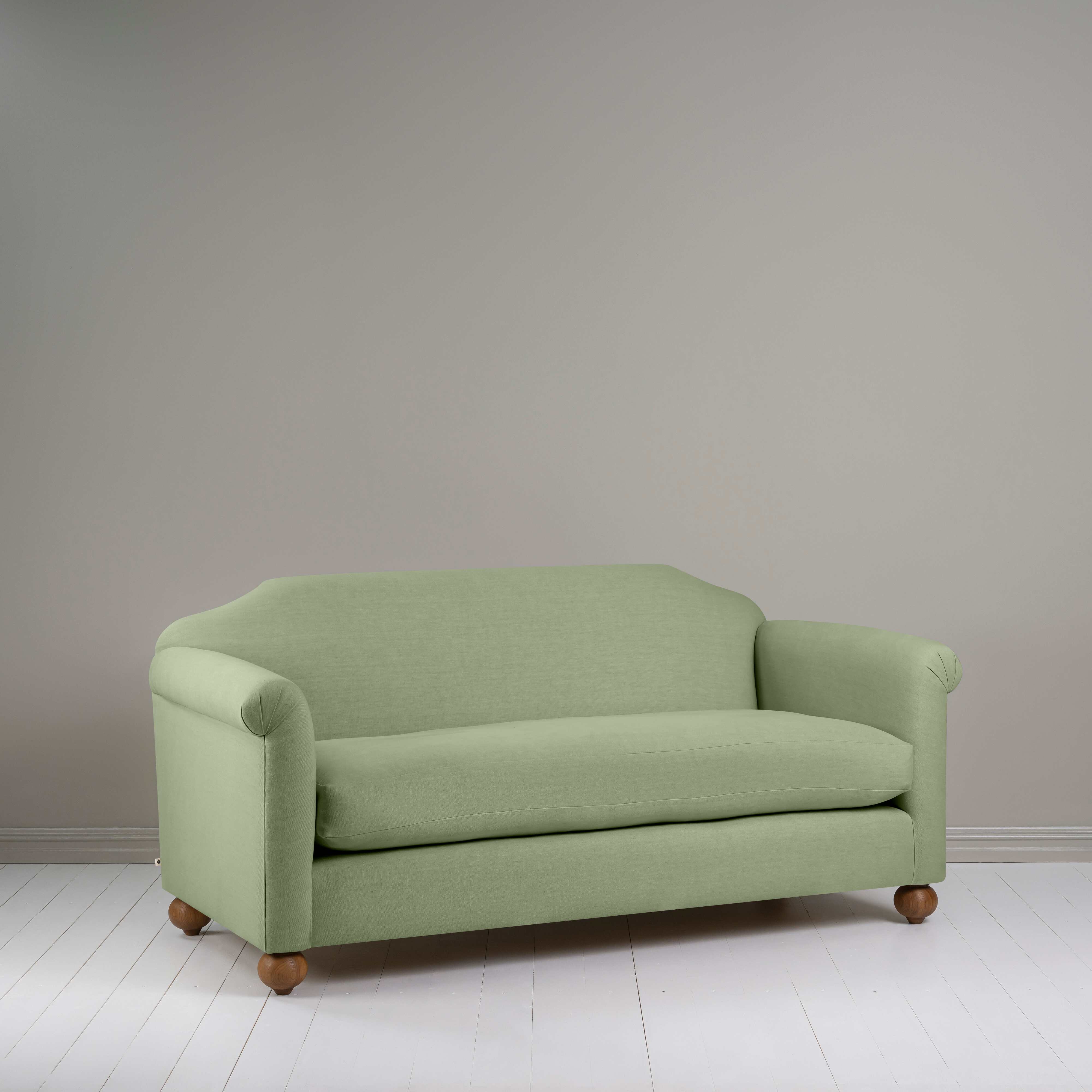  Dolittle 3 Seater Sofa in Laidback Linen Moss - Nicola Harding 