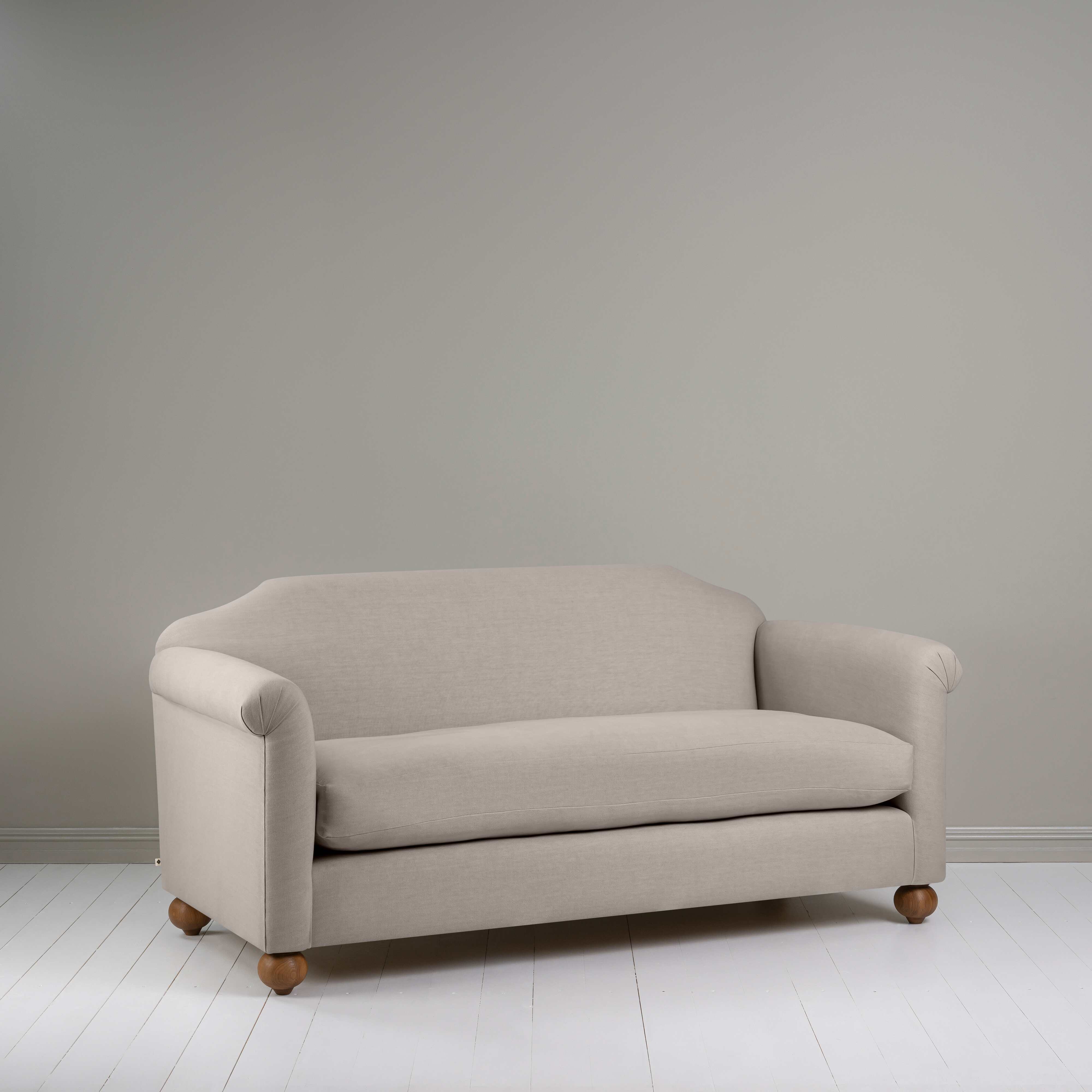  Dolittle 3 Seater Sofa in Laidback Linen Pearl Grey 