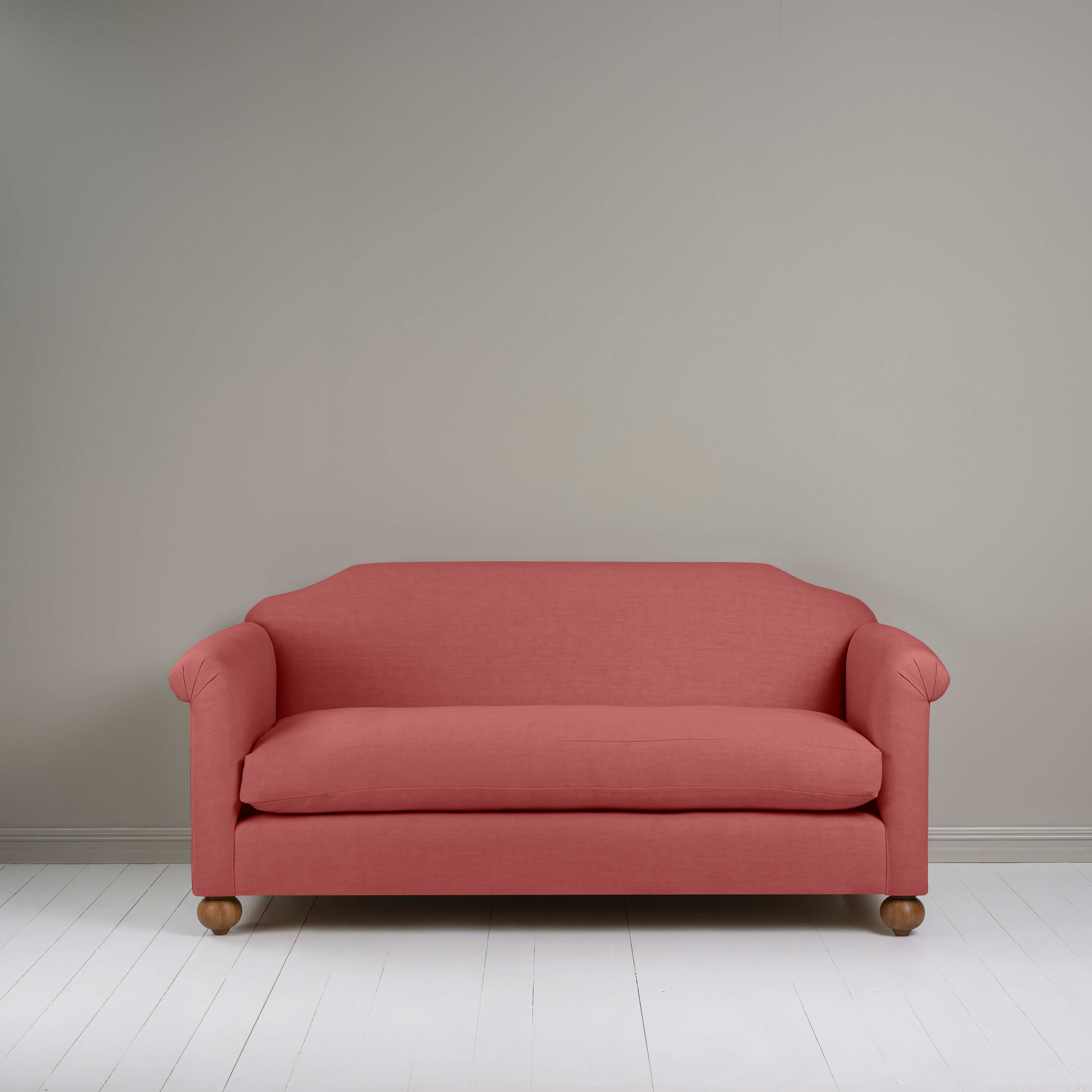  Dolittle 3 Seater Sofa in Laidback Linen Rouge 