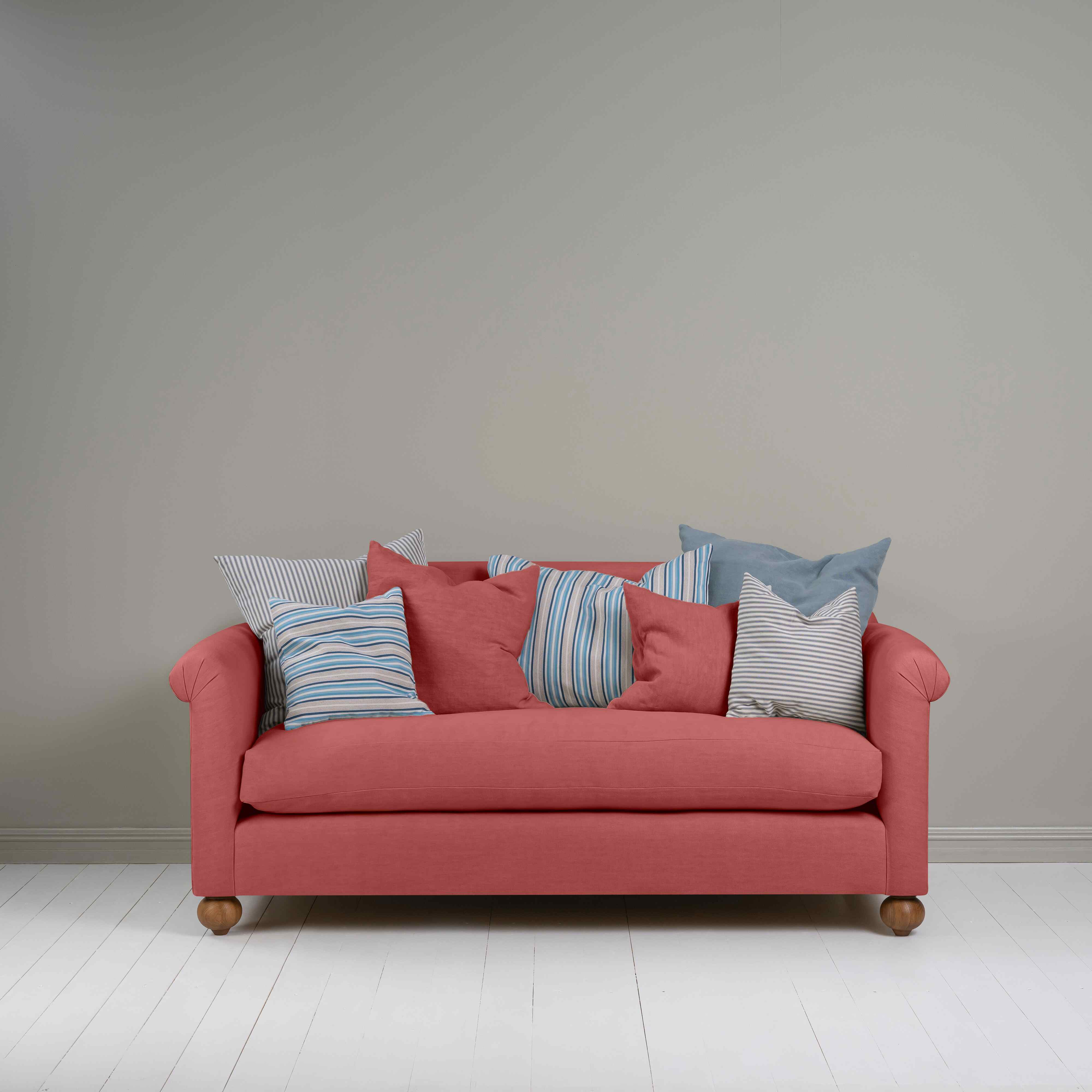  Dolittle 3 Seater Sofa in Laidback Linen Rouge 