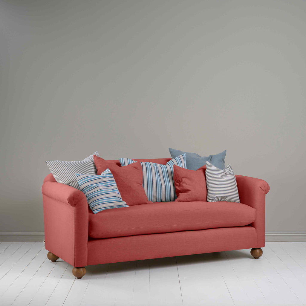  Dolittle 3 Seater Sofa in Laidback Linen Rouge - Nicola Harding 