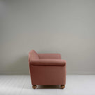  Dolittle 4 seater Sofa in Laidback Linen Sweet Briar, Side View - Nicola Harding 