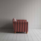  Dolittle 3 Seater Sofa in Regatta Cotton, Flame, Side View - Nicola Harding 
